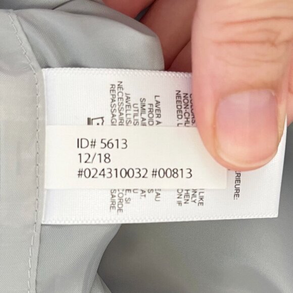 Express Mens Windbreaker Track Jacket S Navy Blue Hooded Full Zip Up Performance - Picture 9 of 9